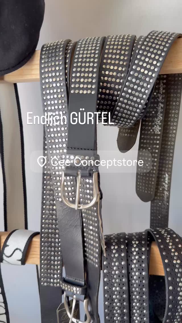Verschiedene Gürtel aus der CEE! Conceptstore Kollektion, gestylt zu unterschiedlichen Outfits